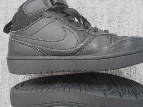 Černé kotníčkové boty tenisky botasky, nike,38