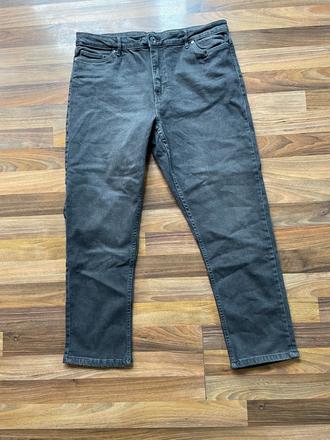 Černé šíslé do šeda džíny, vel 44/ cca xxl, esmara, esmara,xxl