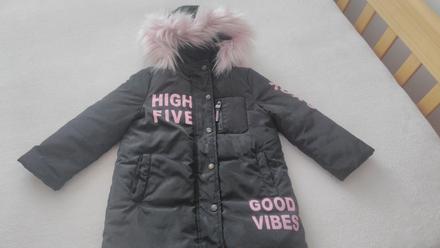 Zimní kabátek vel. 98-104, reserved,98