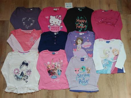 7 x tričko,tcm,faf,disney,lindex atd,vel 110/116, lindex,116
