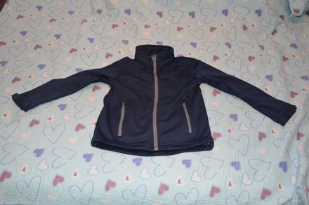 122 128 modrá softshellová bunda, zn. crane, 128