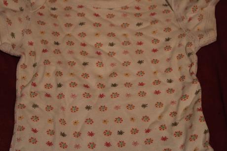 Dětské body květy vel. 80 - 86, marks & spencer,80