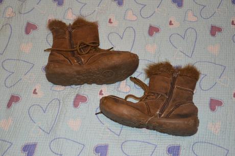 Hnědé zimní/ podzimní kozačky, semišové, oteplené, 32
