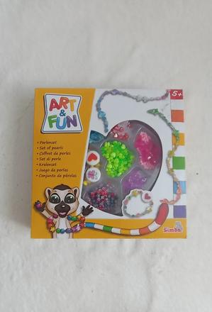 Korálkový set na výrobu šperků simba art & fun,
