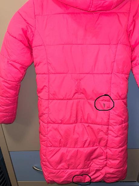 Dlouhá zimní bunda/kabát, vel. 140, coolclub,140