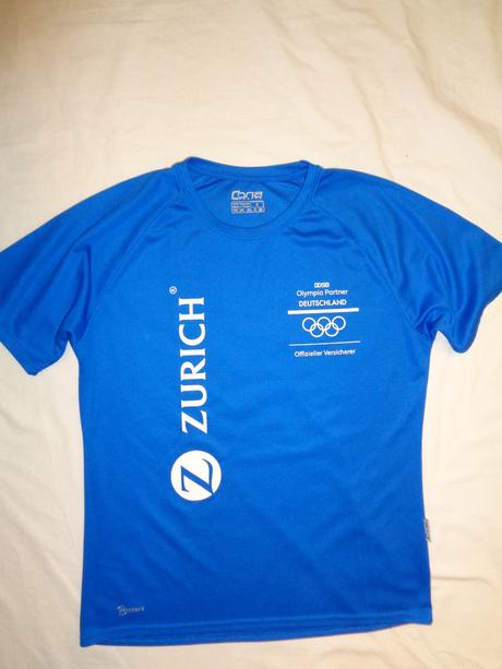 Luxusní modré dresíkové funkční tričko, 164 / 170 / s