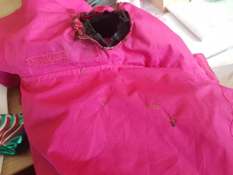 Zimní bunda značka neuvedena, vel. 5-6 let (116cm, 116