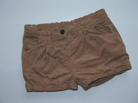 J286 dívčí manšestrové kraťasy vel. 98, matalan,98