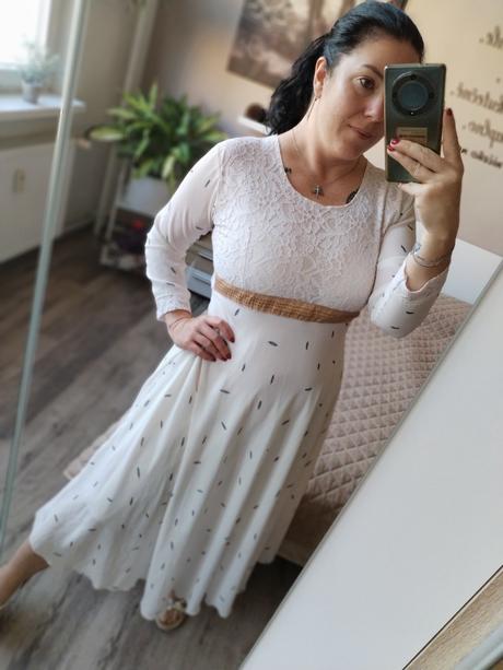 Dlouhé letní šaty s m l, m