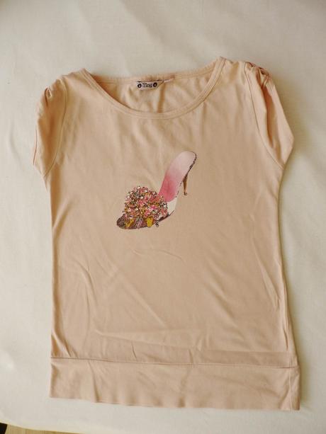 Ruzove tricko se strevickem - mango vel.xs, mango,xs