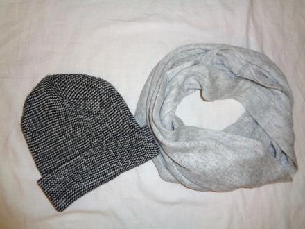 Super zimní komplet čepice a spojené šály, 158