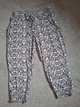 Tříčtvrteční kalhoty, bonprix,xxl