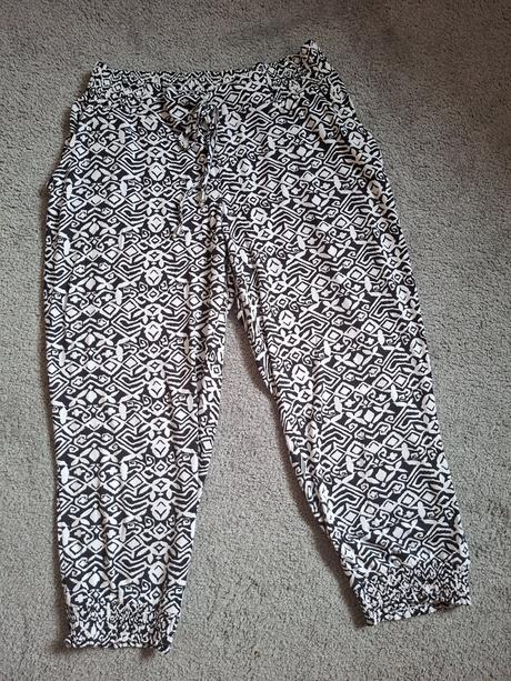 Tříčtvrteční kalhoty, bonprix,xxl