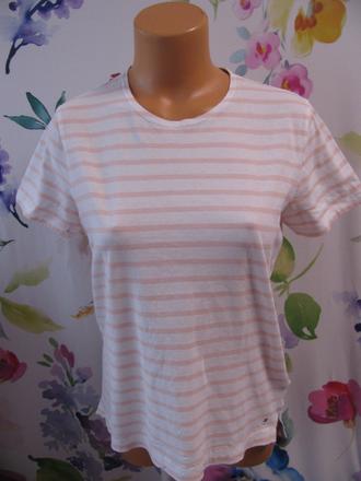 Bavlněné dámské tričko t.h, tommy hilfiger,s