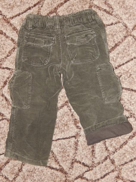 Podšité/vyteplené manžestráky, palomino,92