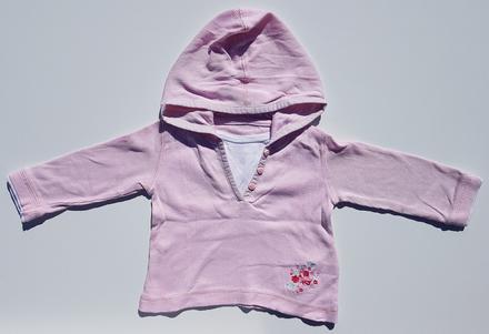C115 dívčí tenká mikina s kapucí vel. 80, george,80
