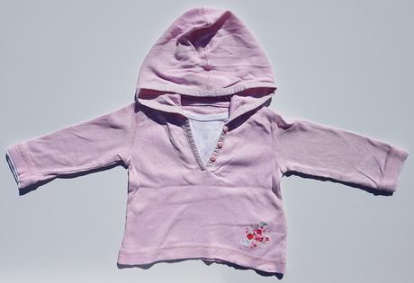 C115 dívčí tenká mikina s kapucí vel. 80, george,80