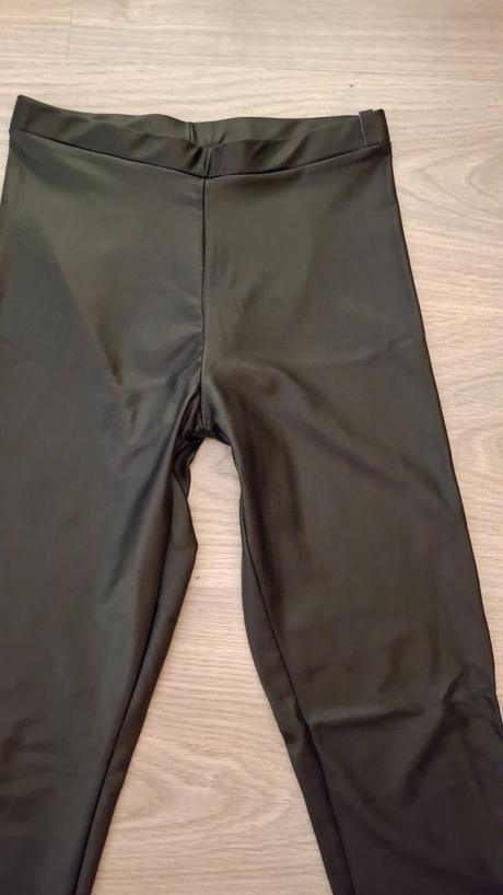 Koženkové legíny zara, zara,152