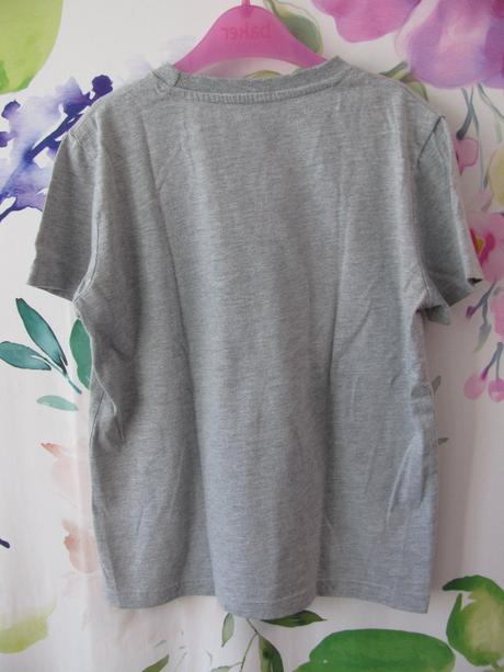 Šedé bavlněné tričko s potiskem star wars, 140