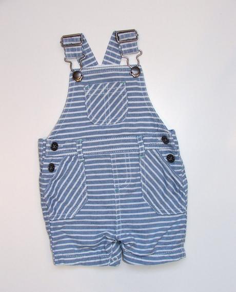 L214 pruhované kraťasy s laclem vel. 62, next,62