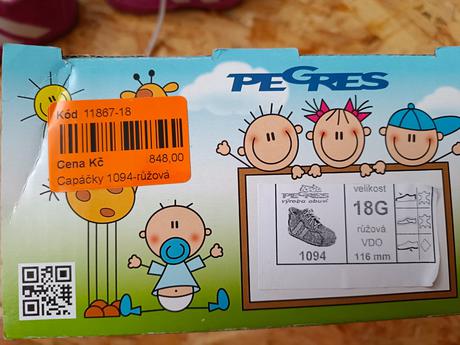 Barefoot botičky, pegres,18