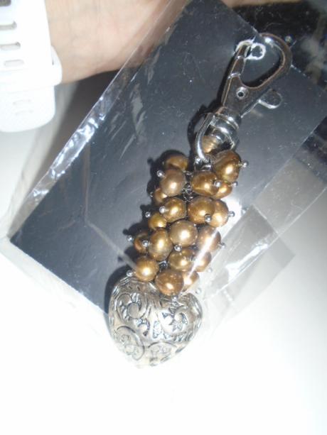 Přívěsek velký kovový srdce na klip vintage styl,