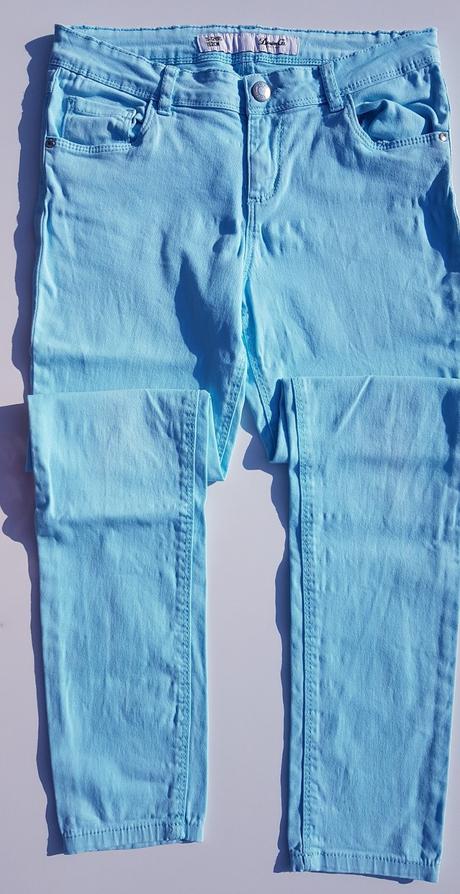 N3	dívčí lehké rifle vel. 152, denim co,152