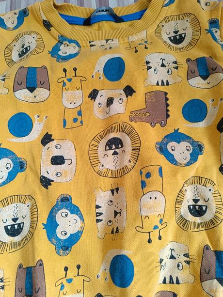 Žlutá mikina se zvířátky 116 george, george,116