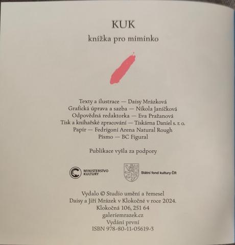 Kuk knížka pro miminko,