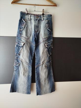 Džíny zn. mk jeans vel.140, 140