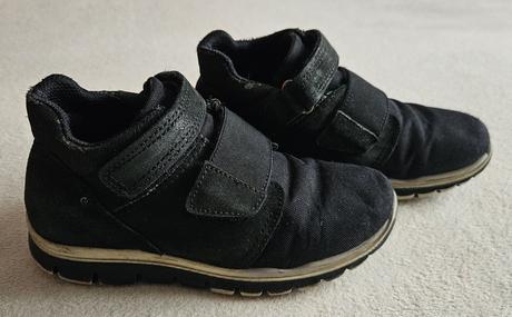 Dětské černé kotníkové boty botky, vel.32, zn.imax, 32