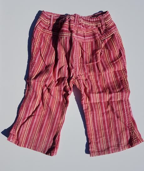 C158 dívčí tenké manšestráky vel. 80, mothercare,80