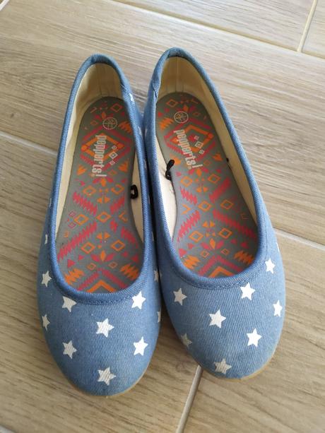 Modré baleríny s hvězdičkami, pepperts,33