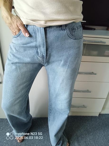 Rifle rozšířené+vysoký pas zn."jeans" vel."m", m