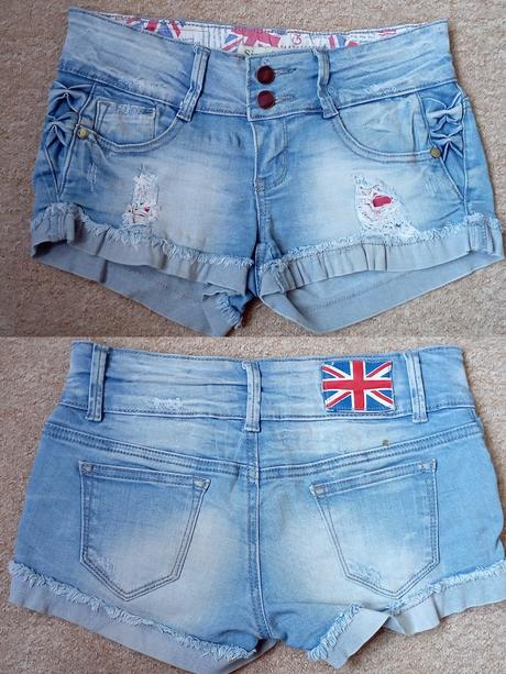 Rif šortky zn."simply chic" vel."s/36", denim,s
