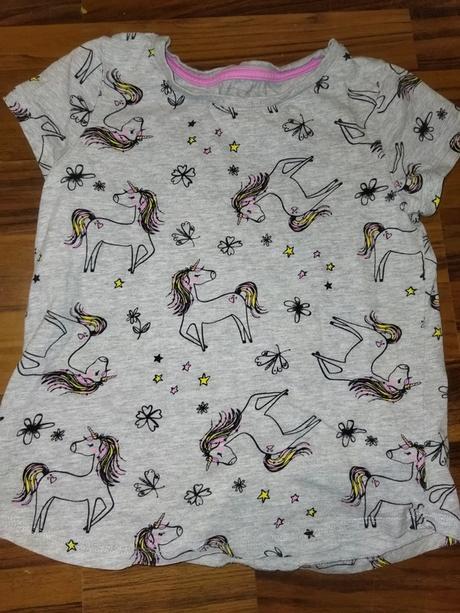 Šedé tričko s poníky, koníky 134 nutmeg, nutmeg,134