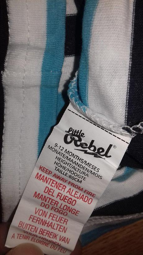 Bavlněné trička pro dvojčátka zn. rebel, 80