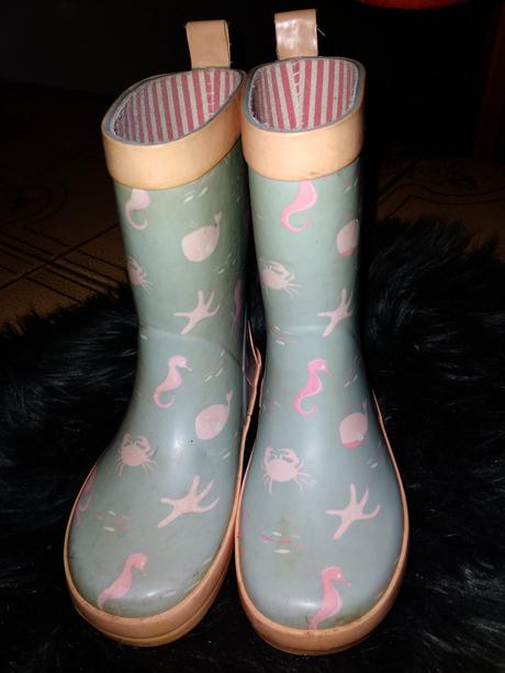 Dívčí gumáky moře vel. 26-27, vnit.stélka 17 cm, tcm,26