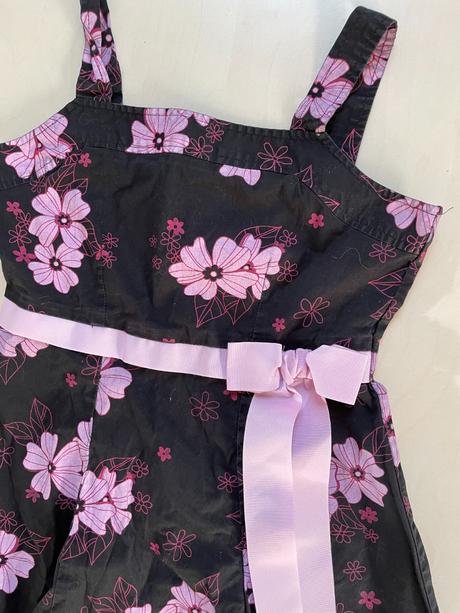 Květinové šaty s mašlí, vel 10-11 let, miss evie, 146