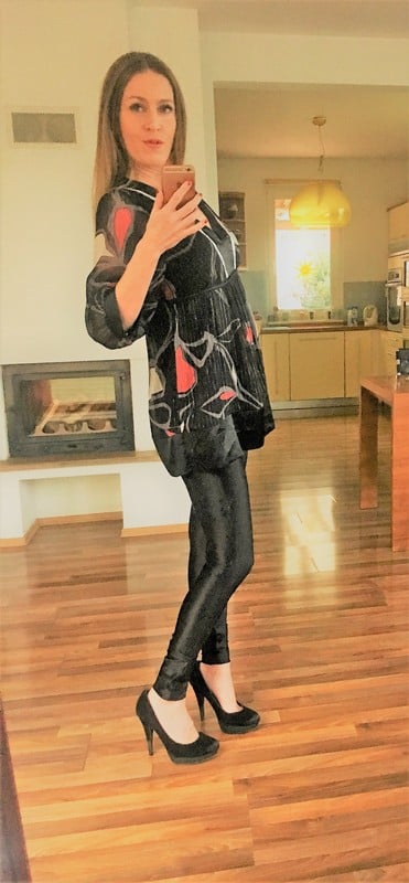 Černá halenka s výstřihem, vel m-xl, new look, new look,xl