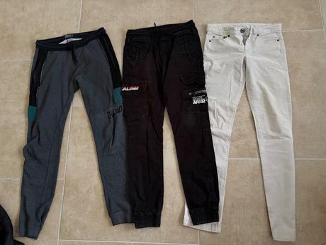 Set pro kluka 164 - 3 kalhoty+bunda+vesta, 158–170