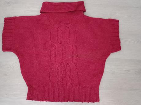 Pletená vestabs rolákem 38,m, m