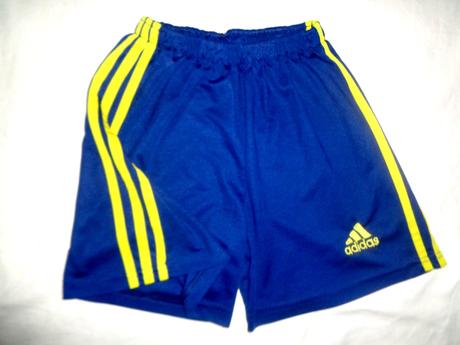 Modrožluté šortky adidas, adidas,140