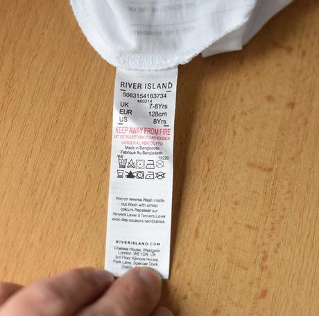 Tílko vel. 7 - 8 let, river island,128