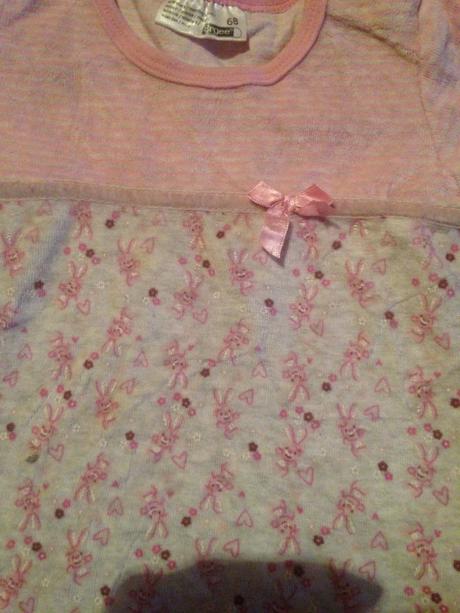 Dívčí halenka králíčci a srdíčka, ergee,68