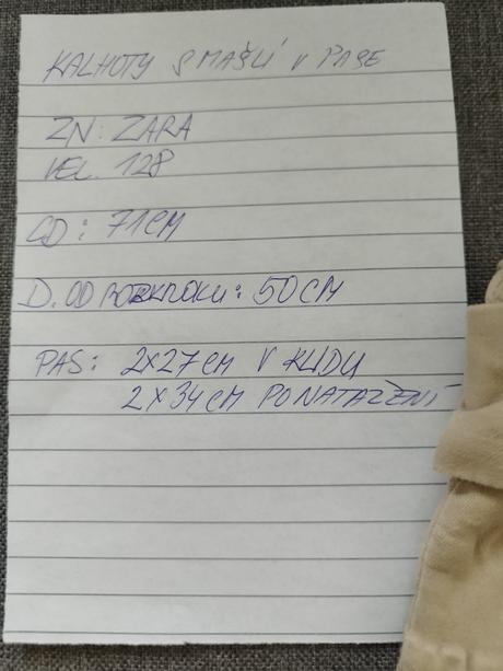 Kalhoty zara,vel.128, zara,128
