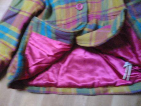 Barevný kabát vel. 6-7, 122