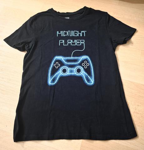 Tričko s kr. rukávem midnight player sinsay, sinsay,140