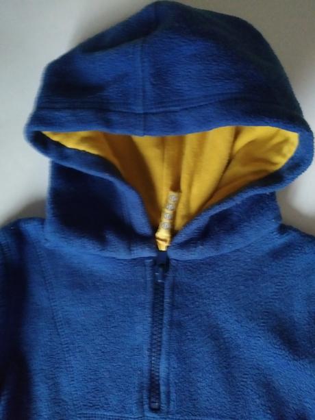 Flísová mikina na zip, 80