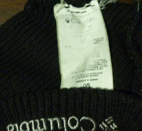 Dětská černá čepice columbia, columbia